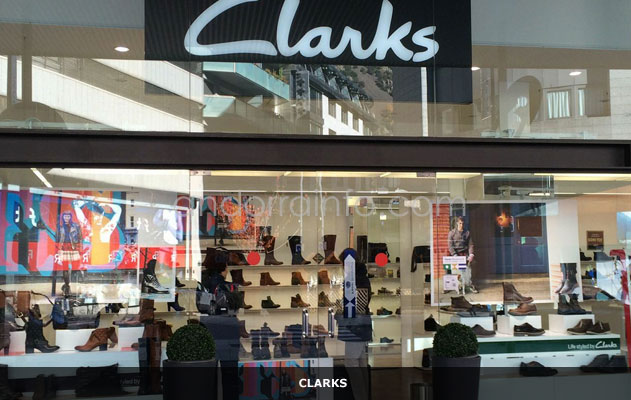 tienda de zapatos clarks